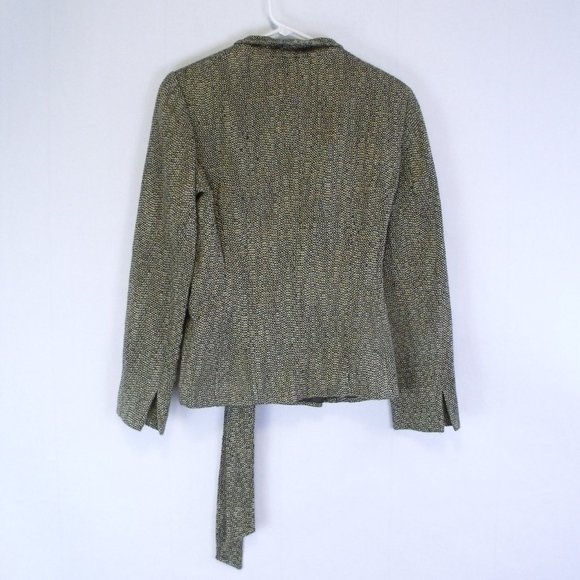 Oscar de la Renta Tweed Belted Blazer - Picture 4 of 6